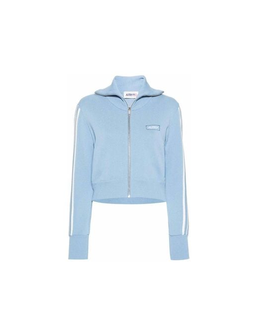 Autry Blue Logo Cardigan