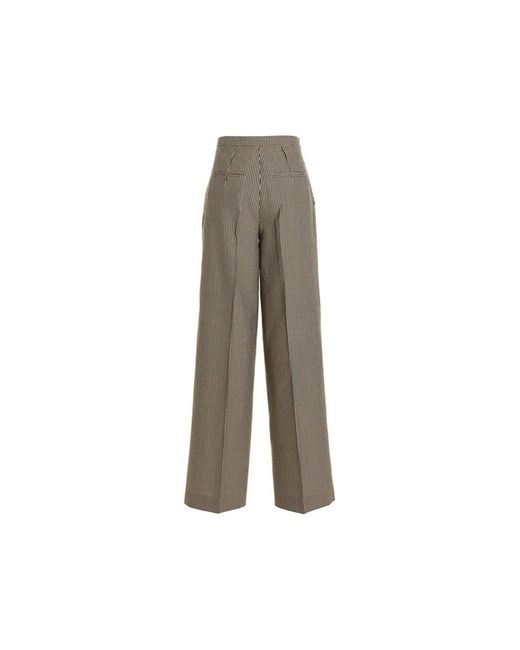 Pantaloni in lana di Fendi in Gray