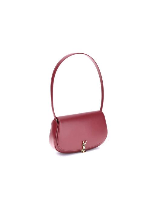 Saint Laurent Purple Mini Voltaire Shoulder Bag