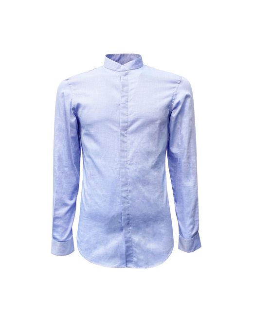 Emporio Armani Mandarin Collar Cotton 
