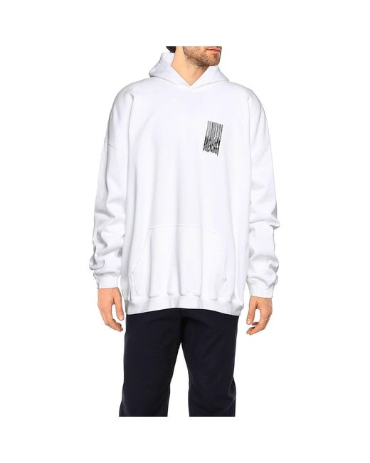 Balenciaga on sale white sweatshirt