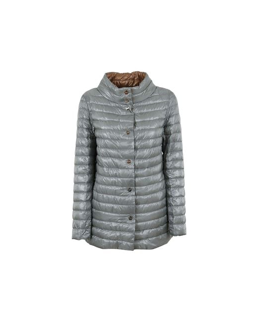 Herno Gray Reversible Ultralight Down Coat