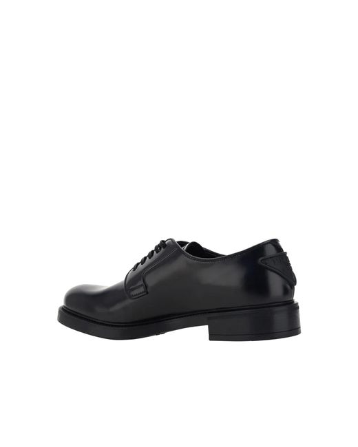Prada Schnüren Leder -Derbys in Black für Herren