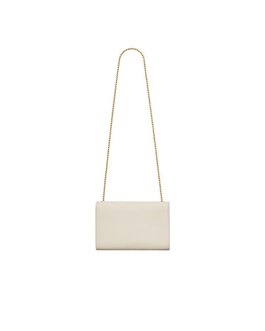 Saint Laurent White Kate Shoulder Bag
