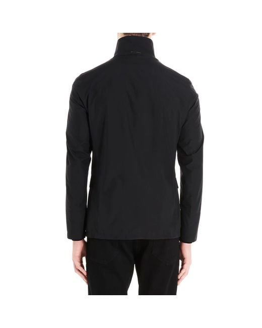 Herno Blue High-Neck Jacket for men