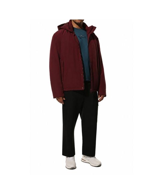 Paul & Shark Purple Padded Jacket for men