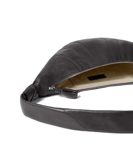 Lemaire Black The Croissant Medium Bag