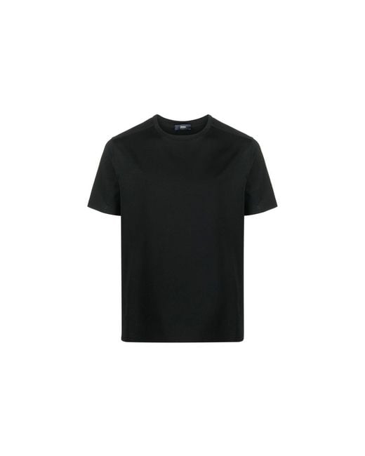 Herno Black Crewneck T-Shirt for men