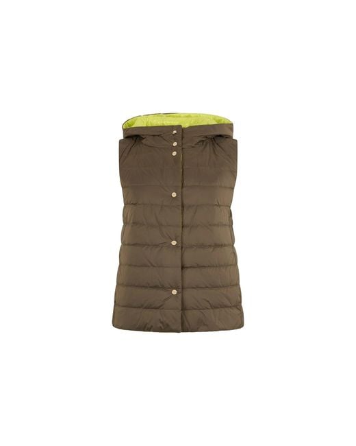 Herno Green Reversible Padded Vest
