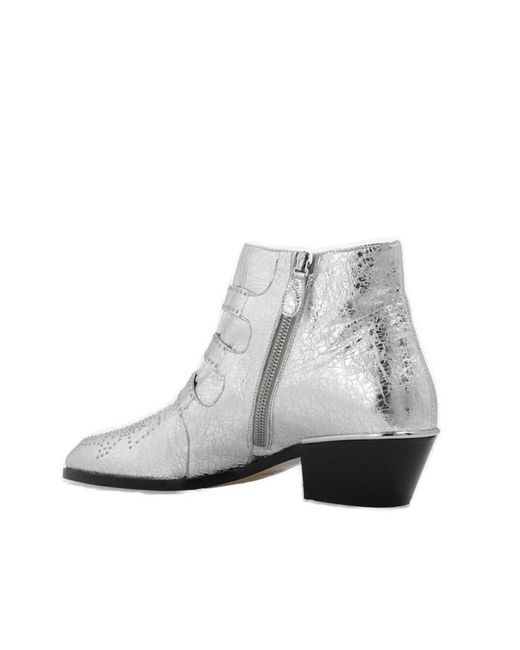 Stivali con tacco di Chloé in Gray