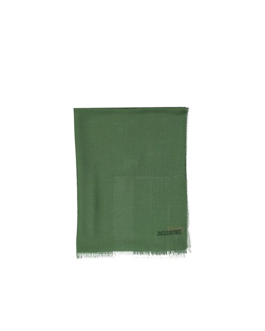 Missoni Teddy Modal Cashmere Scarf in Green for Men Lyst