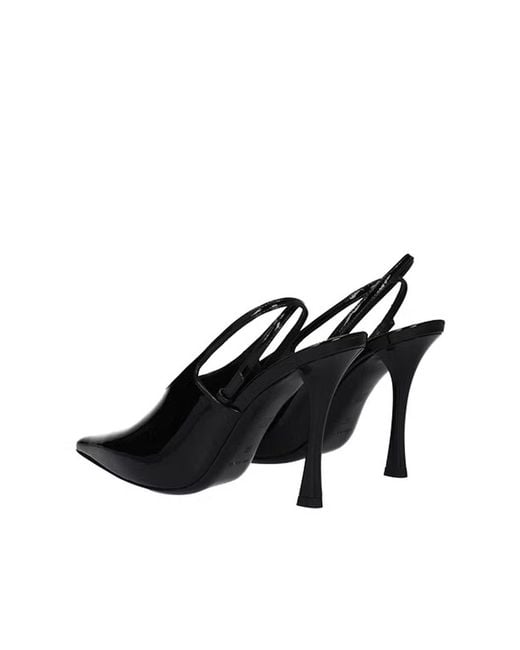 Givenchy Black Leather Slingback Pumps