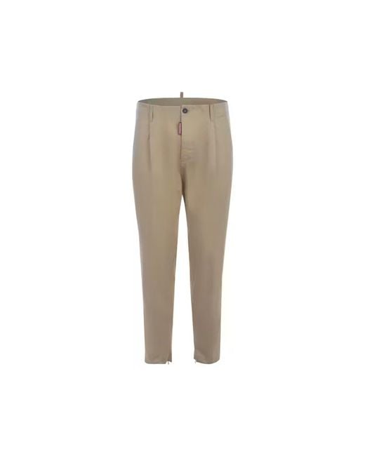 DSquared² Natural Cotton Trousers for men
