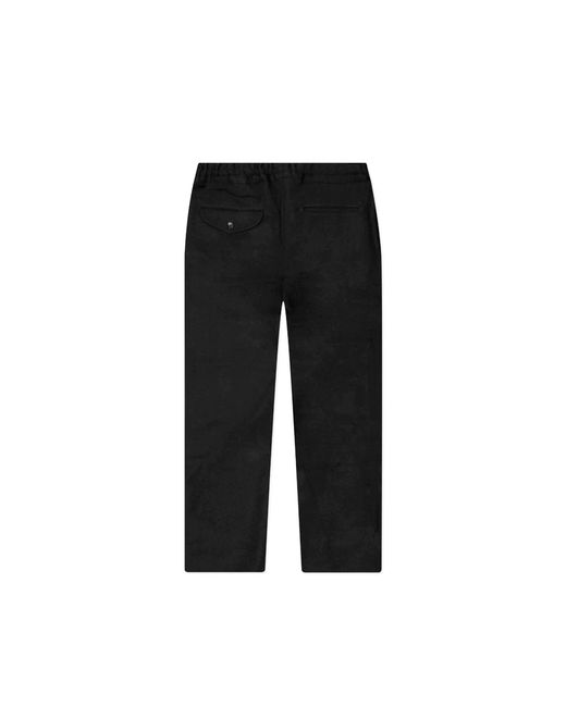 Pantaloni in lana di Comme des Garçons in Black da Uomo