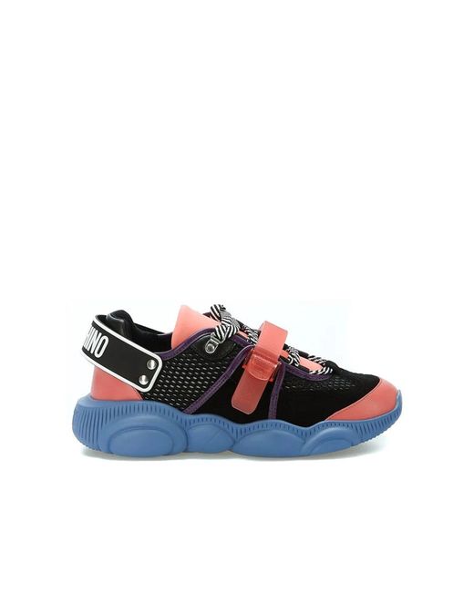 Sneakers con suola di orsetto di Moschino in Blue da Uomo