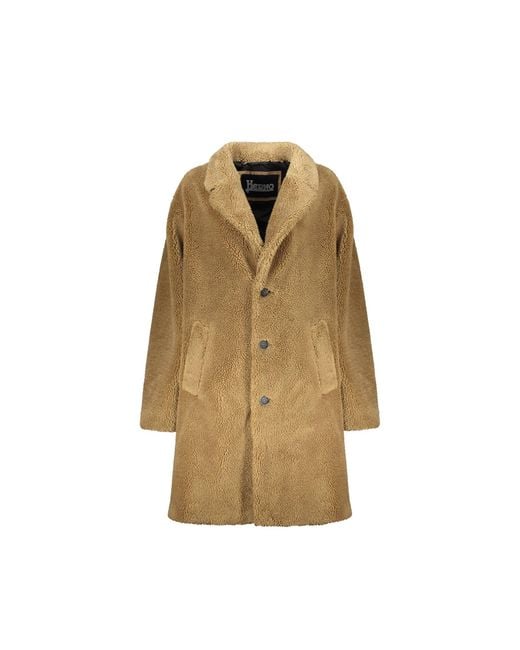 Herno Natural Single-Breasted Coats for men