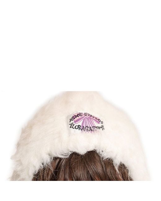 Acne Pink Alpaca Blend Hooded Sweatshirt for men