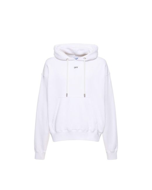 Off-White c/o Virgil Abloh White Off Stamp Skate Hoodie Sweatshirt for men