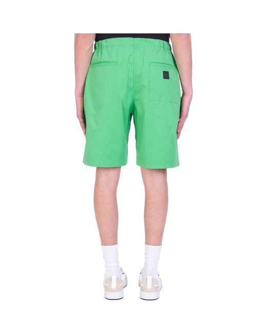 KENZO Green Cotton Shorts for men