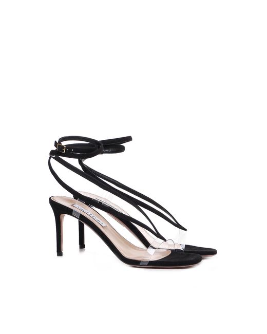 Aquazzura Black Illusion Slingback Pumps