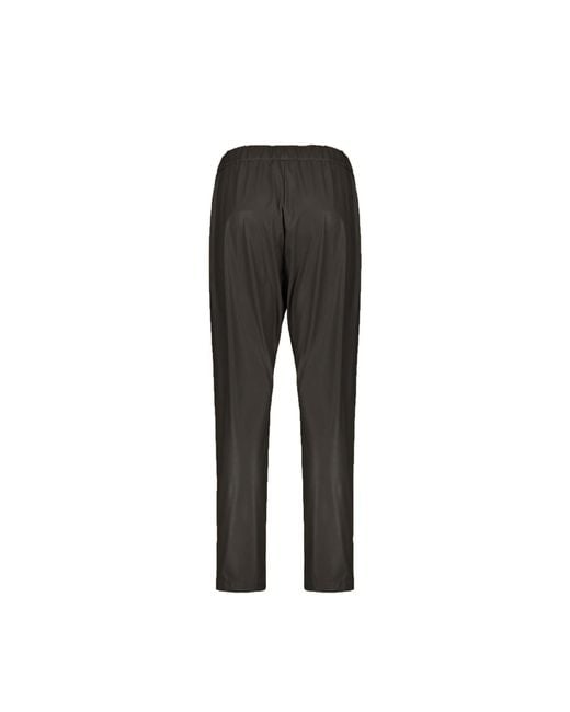 Herno Gray Elasticated Drawstring Trousers