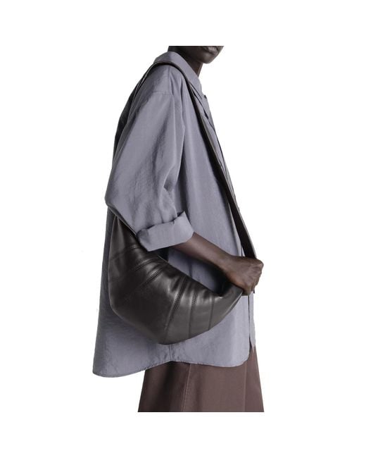 Lemaire Black The Croissant Medium Bag