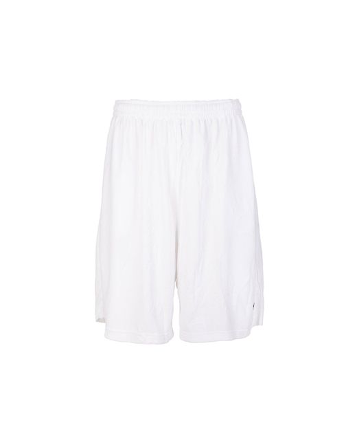 Balenciaga White Sporty B Bermuda Shorts for men