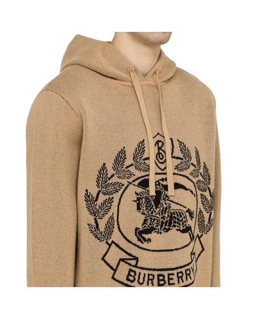 Samuel Cotton Blend Sweatshirt in Brown - Burberry