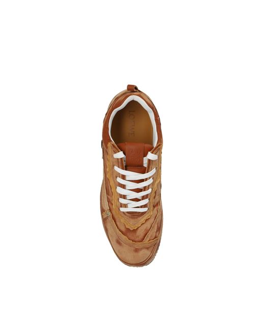 Loewe Dekonstruierte Turnschuhe in Brown für Herren