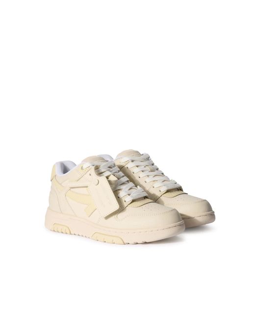Off-White c/o Virgil Abloh Natural Out Of Office Sneakers for men