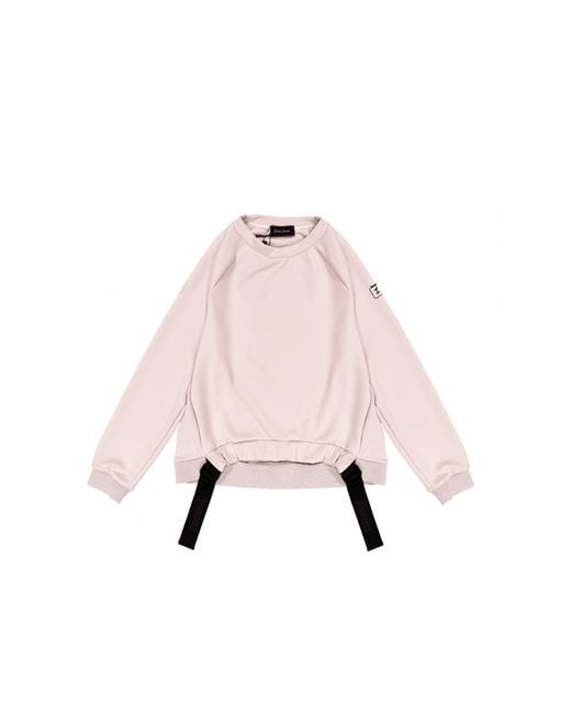 Herno Pink Strap-Hem Sweatshirt