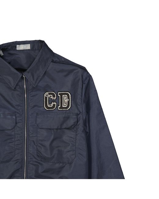 Dior Blue X Kenny Scharf Shirt Jacket for men