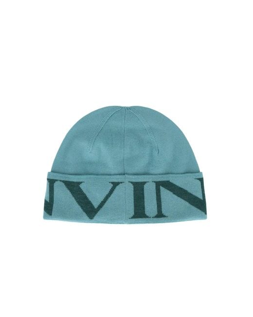 Lanvin Blue Wool Hat