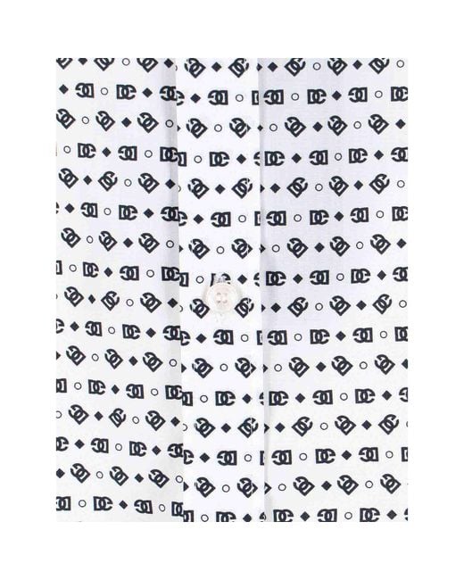 Dolce & Gabbana Gray Dg Shirt for men