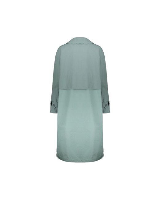 Herno Green Layered Trench Coat