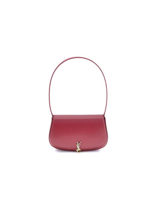 Saint Laurent Purple Mini Voltaire Shoulder Bag