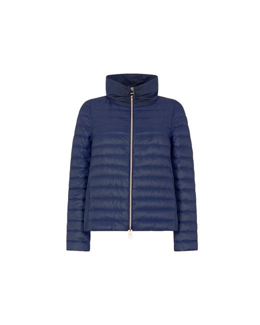 Herno Blue Lightweight Down Jacket