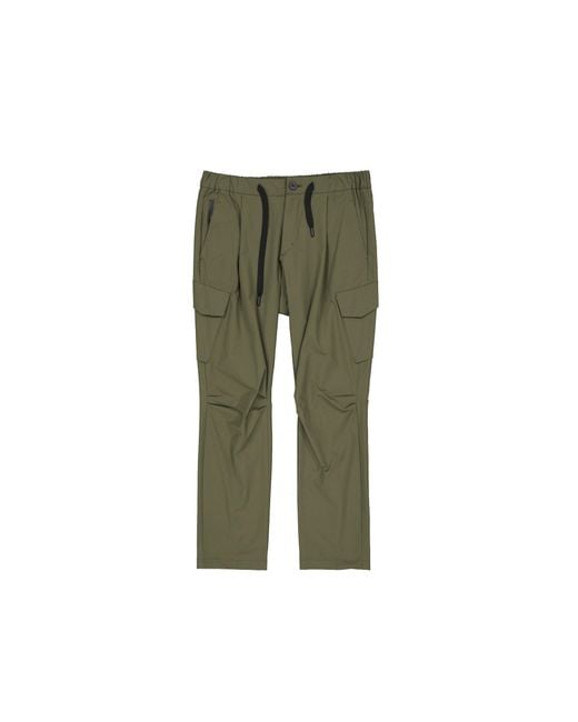 Herno Green Laminar Cargo Trousers for men