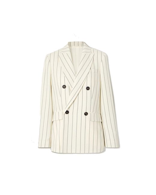 Brunello Cucinelli Natural Wool Blazer