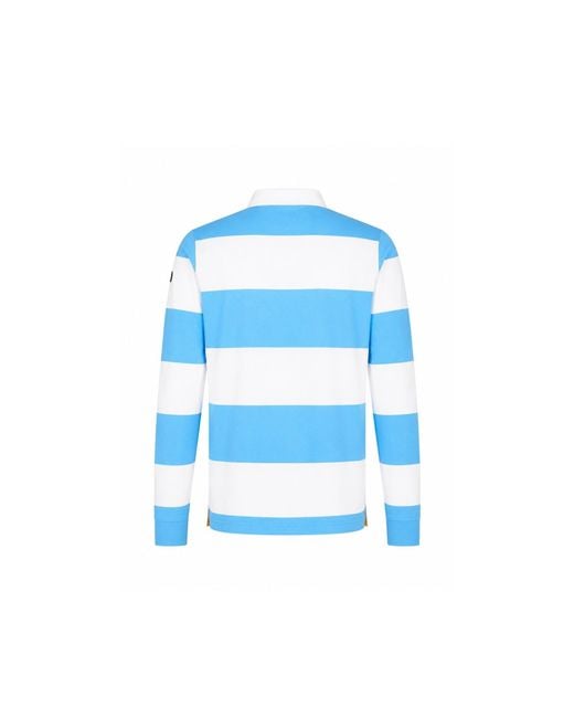 Paul & Shark Blue Cotton Polo for men