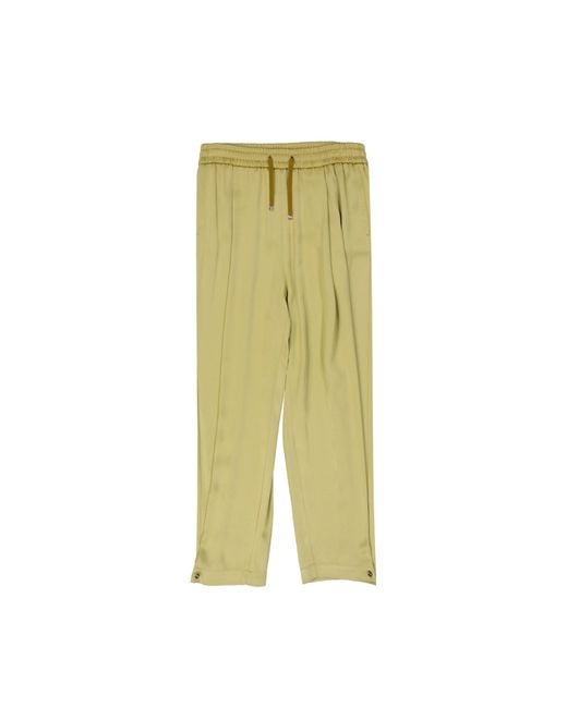 Herno Green Satin Wide Pants