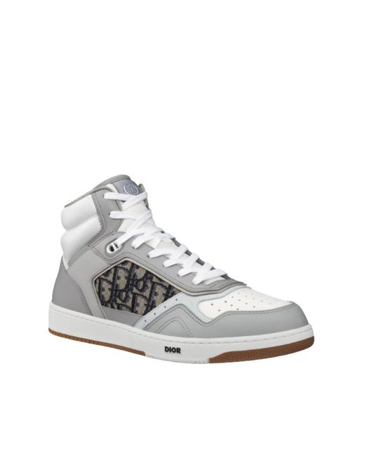Sneakers alte oblique di Dior in Gray da Uomo