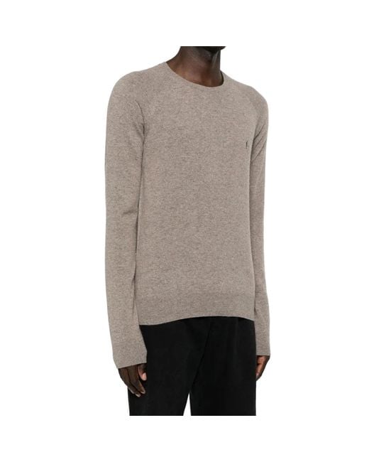 Saint Laurent Brown Cassandre C Mere Sweater for men