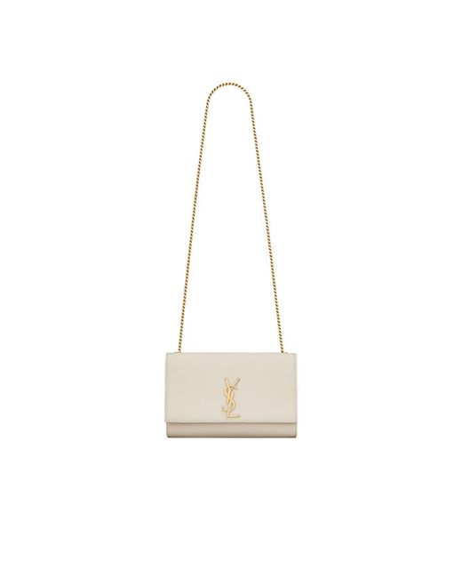 Saint Laurent White Kate Shoulder Bag