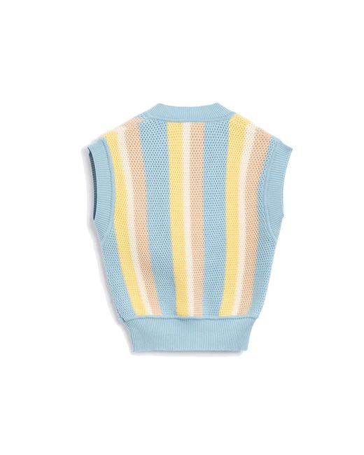 Autry Blue Cotton Vest
