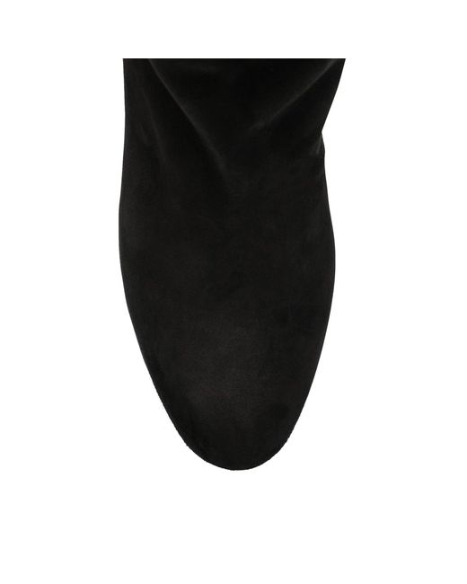 Prada Black Wildlederstiefel