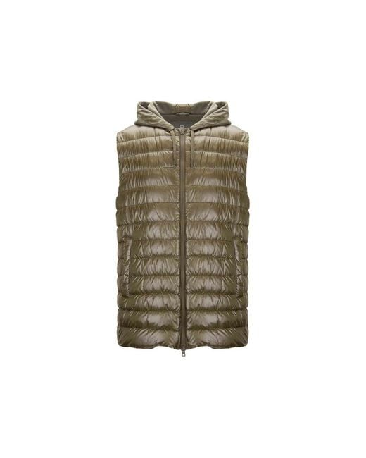 Herno Green Down Gilet for men