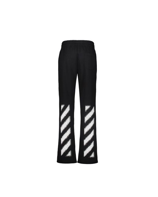 Off-White c/o Virgil Abloh Black Cotton Track Pants for men