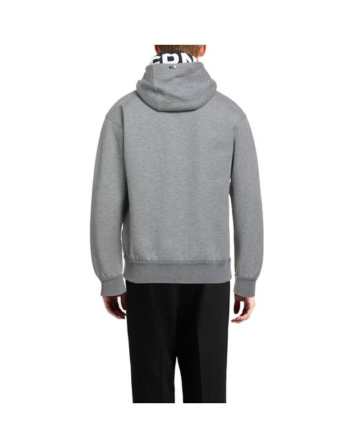 Herno Gray Hooded Sweatshirt for men