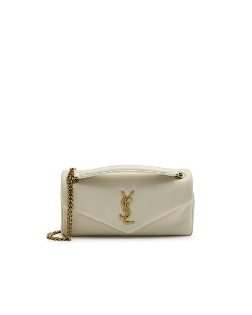 Saint Laurent Natural Calypso Small Bag